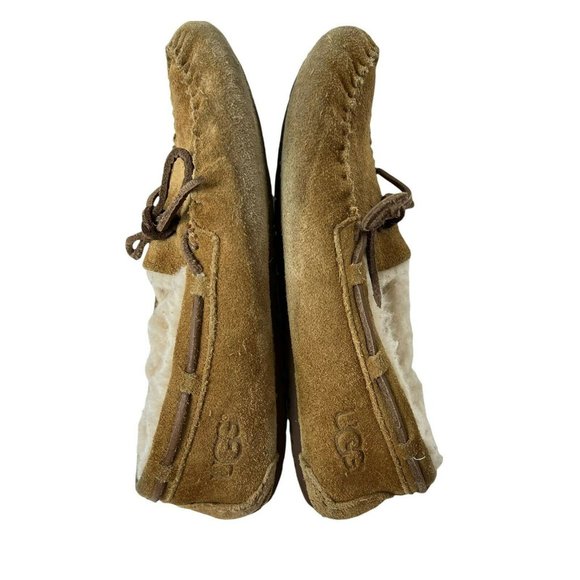 UGG Dakota Slip On Shearling Moccasin Chestnut Slippers Unisex Big Kids Size 3 - Picture 5 of 11